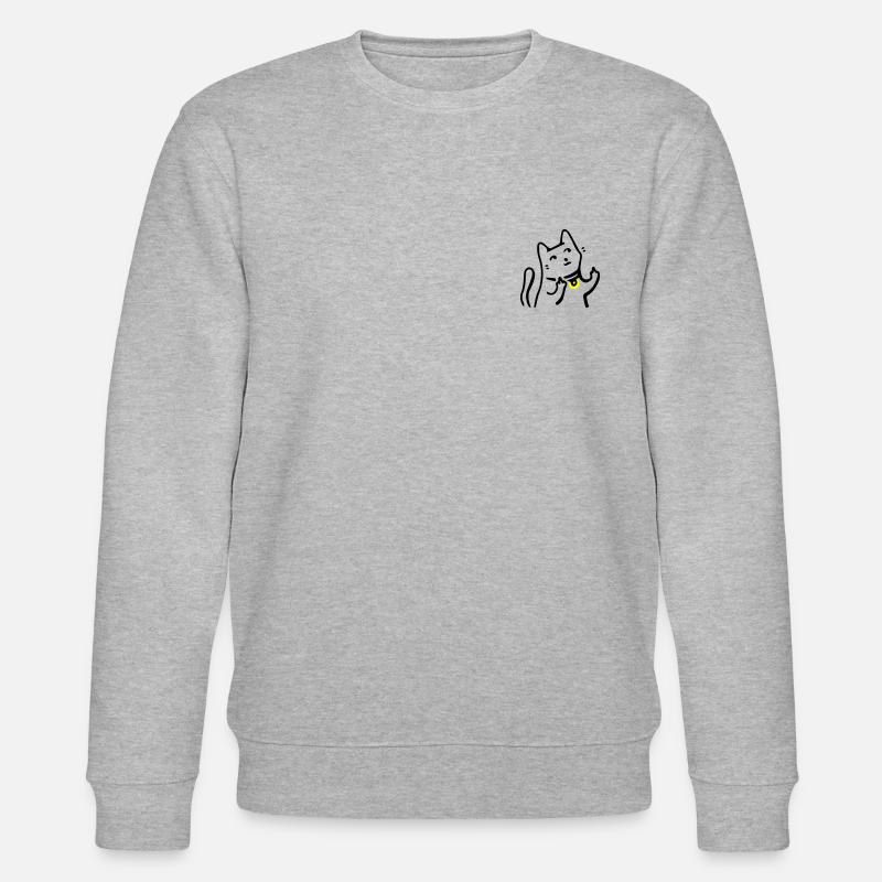 Bad cat - Stanley/Stella Unisex Bio-Sweatshirt CHANGER  - Grau meliert