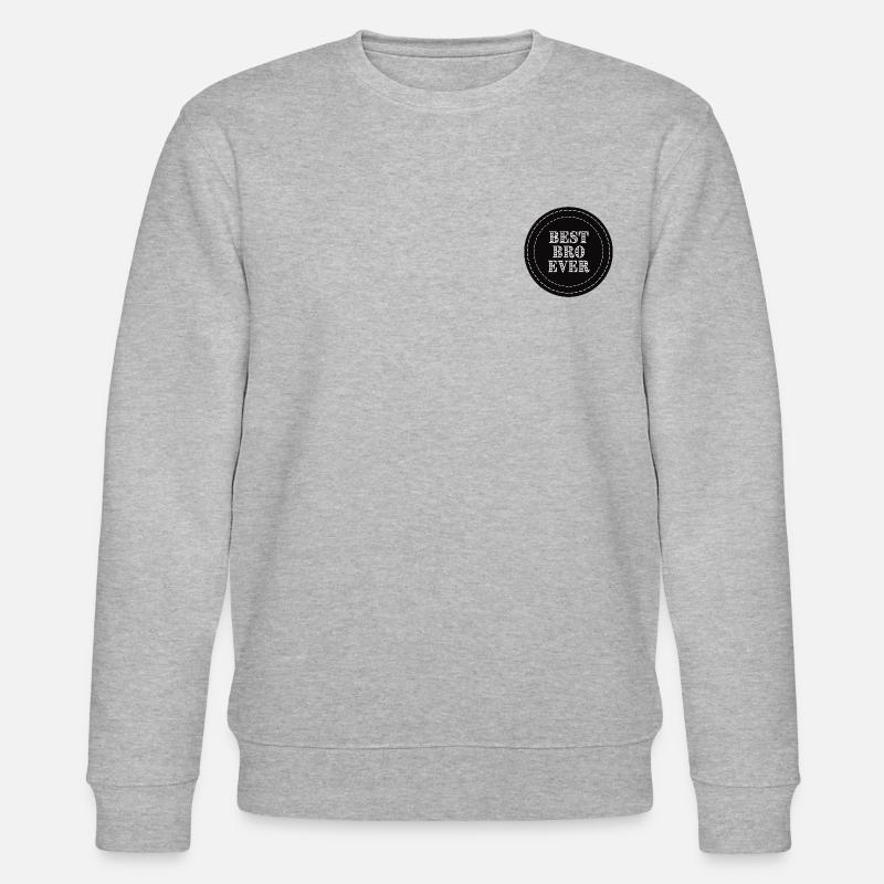 Best Bro Ever - Stanley/Stella Unisex Bio-Sweatshirt CHANGER  - Grau meliert