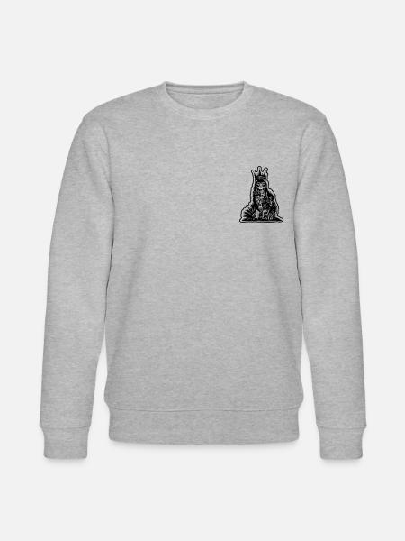 HEIMLICHER KÖNIG - Stanley/Stella Unisex Bio-Sweatshirt CHANGER - Grau meliert