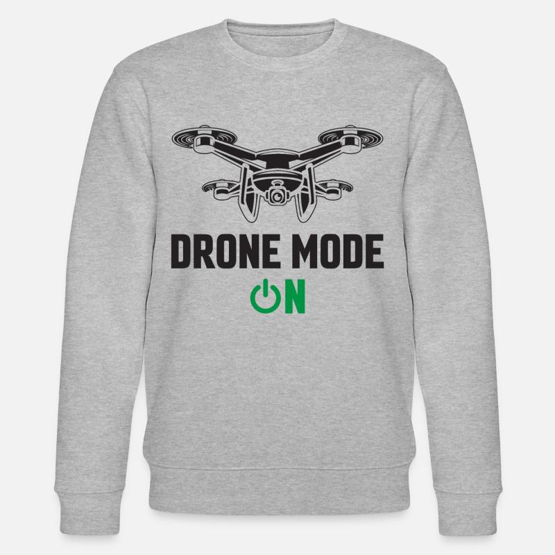 Mode drone activé - Sweat bio CHANGER Stanley/Stella Unisexe - gris chiné