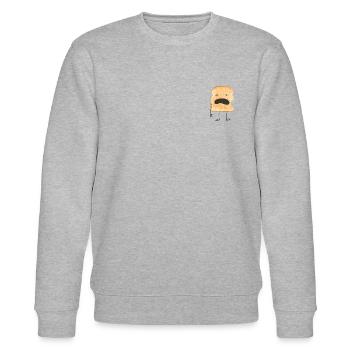 toast - Stanley/Stella Unisex Bio-Sweatshirt CHANGER  - Grau meliert - Vorne - Nik (191cm) & Marisol (170cm)