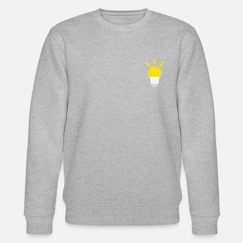 Led Glühbirne - Stanley/Stella Unisex Bio-Sweatshirt CHANGER  - Grau meliert