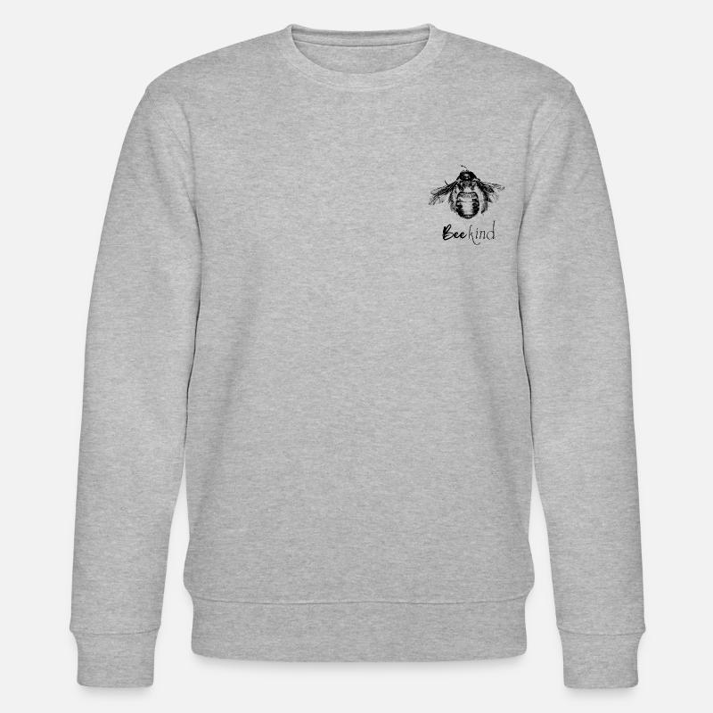 Bee kind - Sweat bio CHANGER Stanley/Stella Unisexe - gris chiné