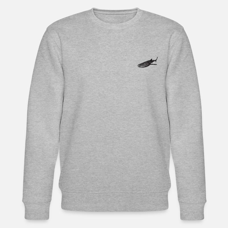 Whaleshark - Stanley/Stella Unisex Bio-Sweatshirt CHANGER  - Grau meliert