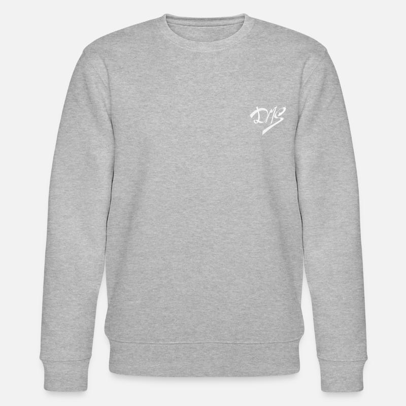 LOGO DMS BLANC - Sweat bio CHANGER Stanley/Stella Unisexe - gris chiné