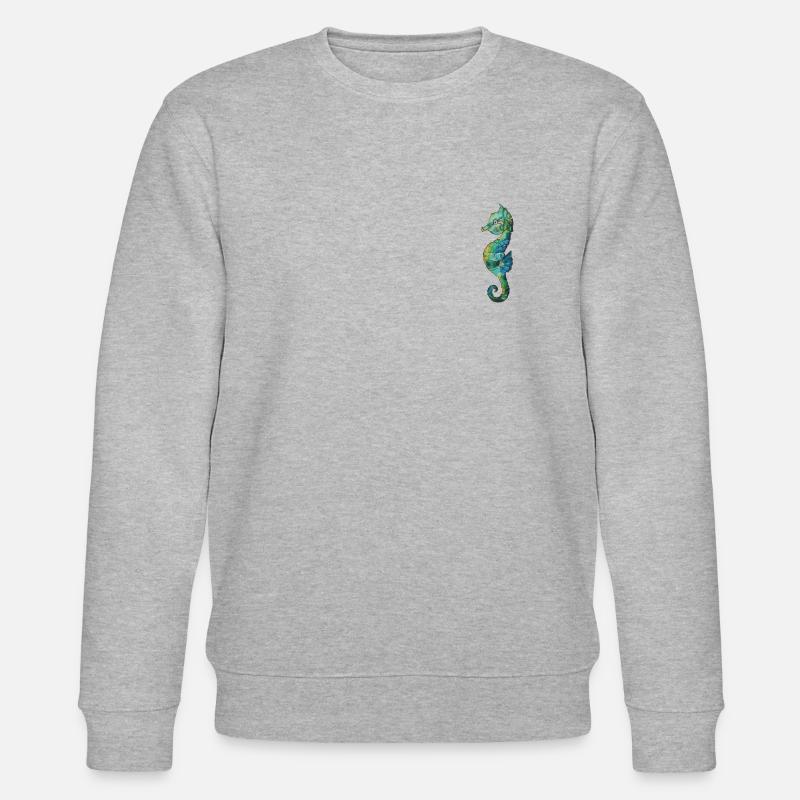 hippocampe - Sweat bio CHANGER Stanley/Stella Unisexe - gris chiné