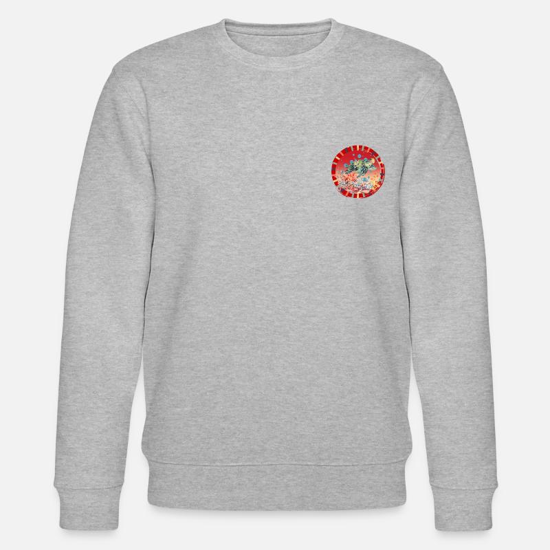 Turtle_Ocean - Sweat bio CHANGER Stanley/Stella Unisexe - gris chiné