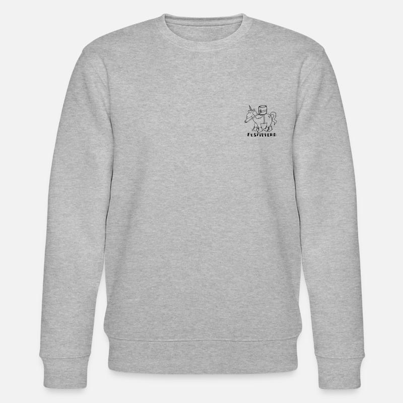 festipferd2 - Stanley/Stella Unisex Bio-Sweatshirt CHANGER  - Grau meliert