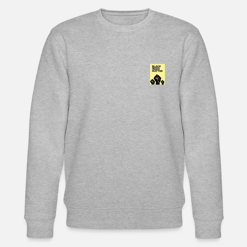 Black Lives Matter Jaune - Sweat bio CHANGER Stanley/Stella Unisexe - gris chiné