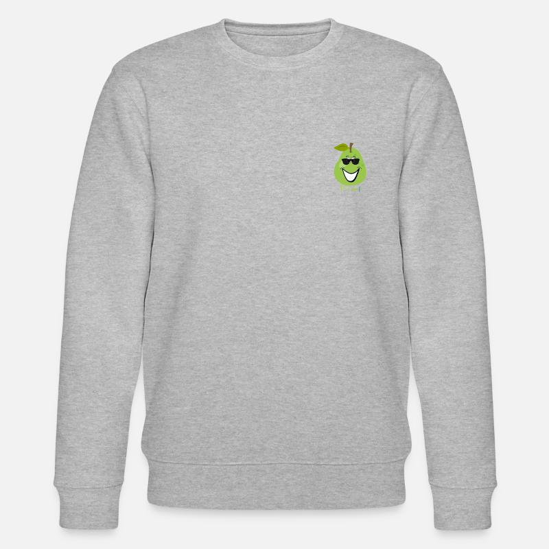 Pear Smile - Stanley/Stella Unisex Bio-Sweatshirt CHANGER  - Grau meliert