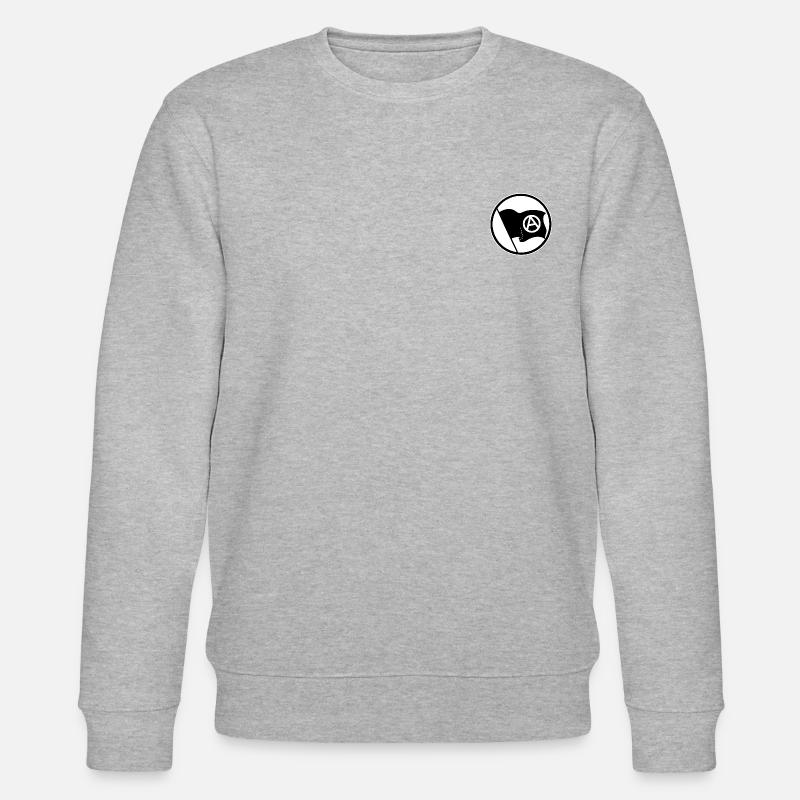 Autonome Antifa Logo - Stanley/Stella Unisex Bio-Sweatshirt CHANGER  - Grau meliert
