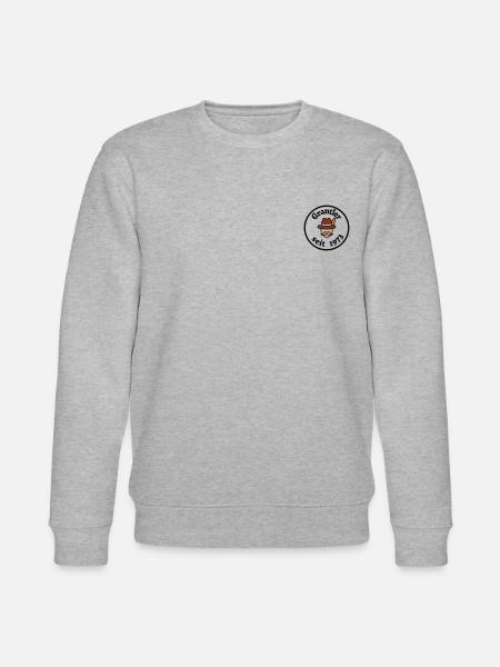 Grantler 1973 - für Geburtstag -bayerischer Spruch - Stanley/Stella Unisex Bio-Sweatshirt CHANGER  - Grau meliert