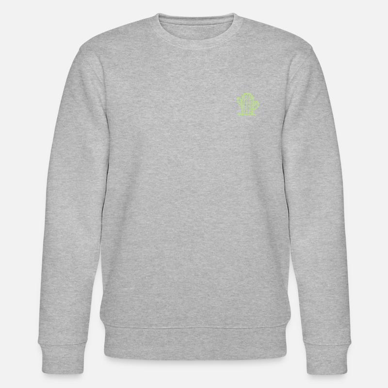 CII : Cactus I - Sweat bio CHANGER Stanley/Stella Unisexe - gris chiné