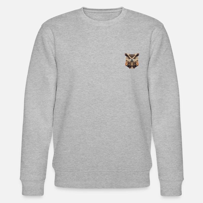 OWL - Stanley/Stella Unisex Bio-Sweatshirt CHANGER  - Grau meliert