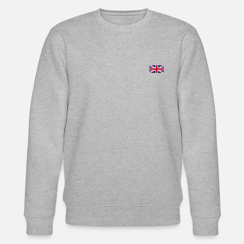 ENGLAND FLAG - Stanley/Stella Unisex Bio-Sweatshirt CHANGER  - Grau meliert