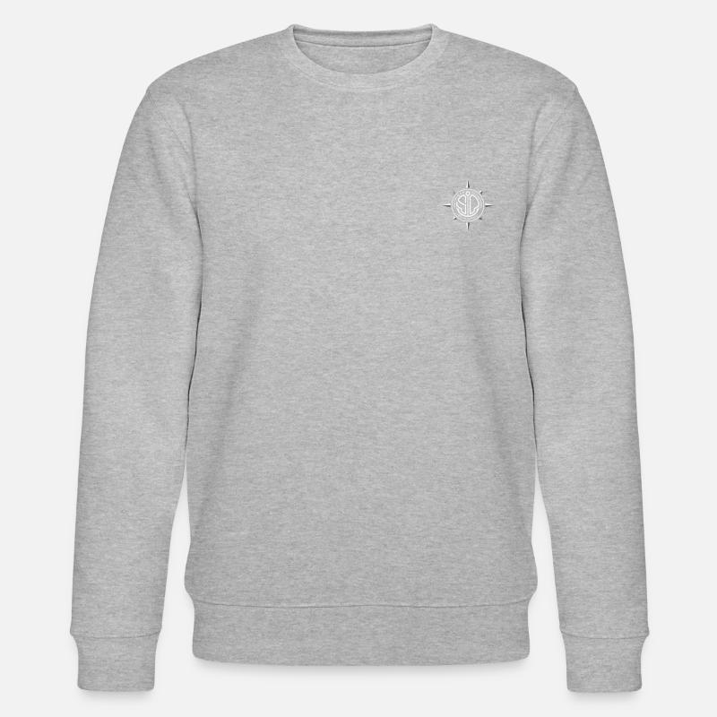 Logo Compas Skippers Paradise - Sweat bio CHANGER Stanley/Stella Unisexe - gris chiné