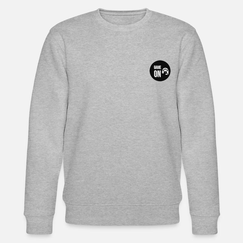 Das Spiel geht weiter - Stanley/Stella Unisex Bio-Sweatshirt CHANGER  - Grau meliert