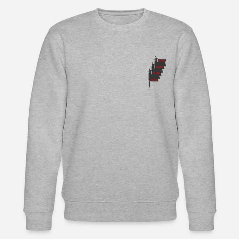 Drapeaux multiples - Sweat bio CHANGER Stanley/Stella Unisexe - gris chiné