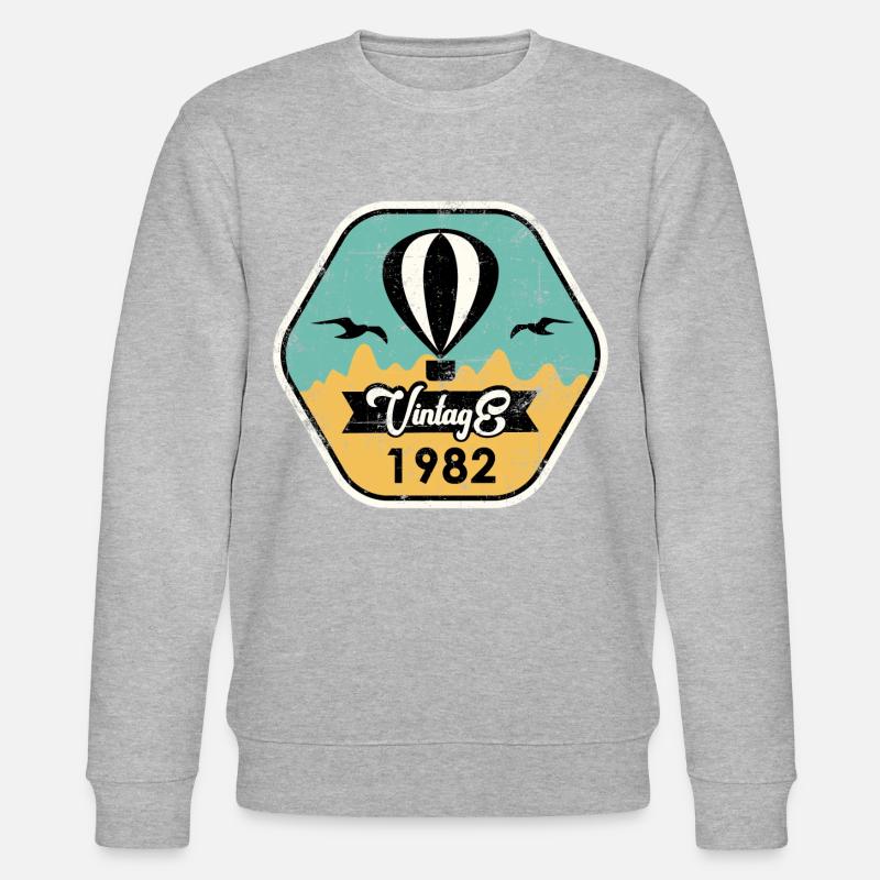 Millésime 1982 - Sweat bio CHANGER Stanley/Stella Unisexe - gris chiné