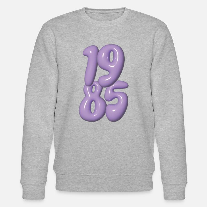 Millésime 1985 - Sweat bio CHANGER Stanley/Stella Unisexe - gris chiné