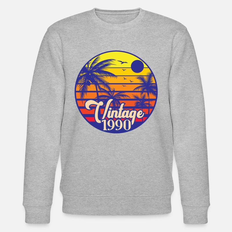 Millésime 1990 - Sweat bio CHANGER Stanley/Stella Unisexe - gris chiné