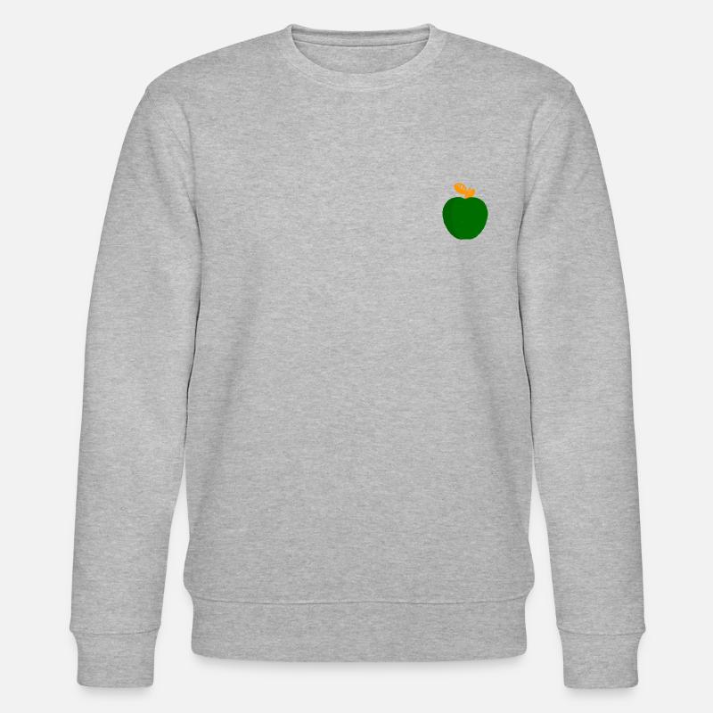 Apfel - Stanley/Stella Unisex Bio-Sweatshirt CHANGER  - Grau meliert