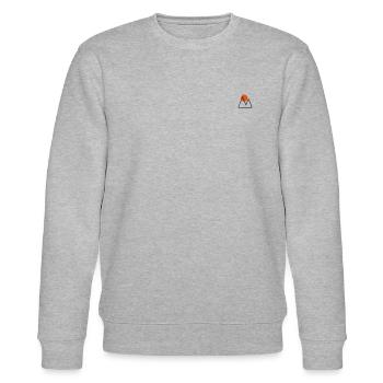 Natural - Bergunterdung - Stanley/Stella Unisex Bio-Sweatshirt CHANGER  - Grau meliert - Vorne - Nik (191cm) & Marisol (170cm)