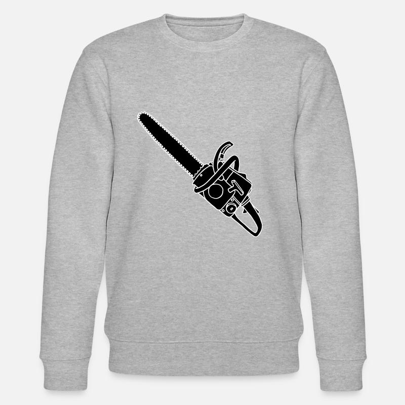 Kettensäge 2 - Stanley/Stella Unisex Bio-Sweatshirt CHANGER  - Grau meliert