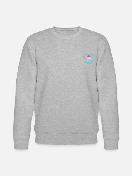 ALL I NEED IS CUPCAKE - Stanley/Stella CHANGER Unisex Organic Sweatshirt - heather grey