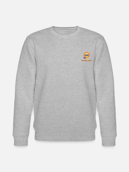 WONDER ROAR - Stanley/Stella CHANGER Unisex Organic Sweatshirt - heather grey