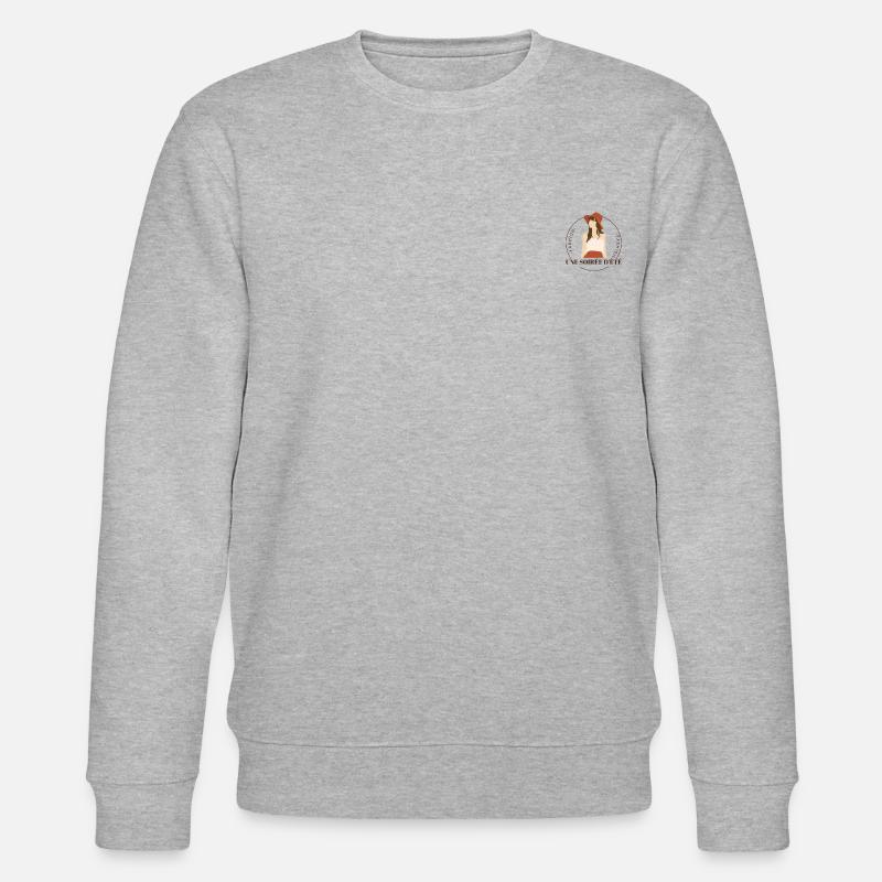 UNE SOIREE D'ETE - Stanley/Stella Unisex Bio-Sweatshirt CHANGER  - Grau meliert