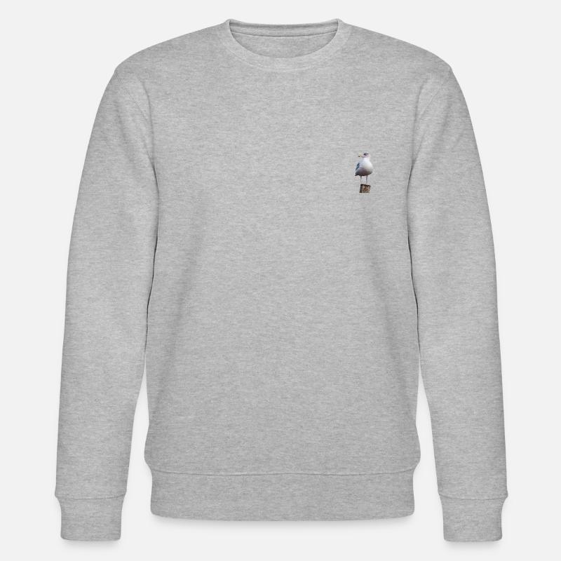 Möwe - Stanley/Stella Unisex Bio-Sweatshirt CHANGER  - Grau meliert