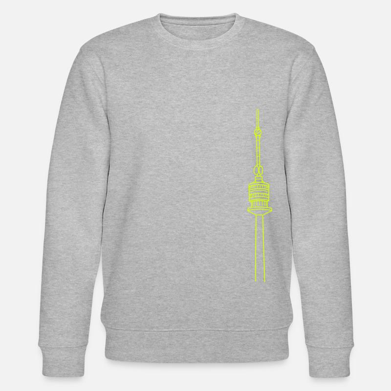 Donauturm Wien - Stanley/Stella Unisex Bio-Sweatshirt CHANGER  - Grau meliert