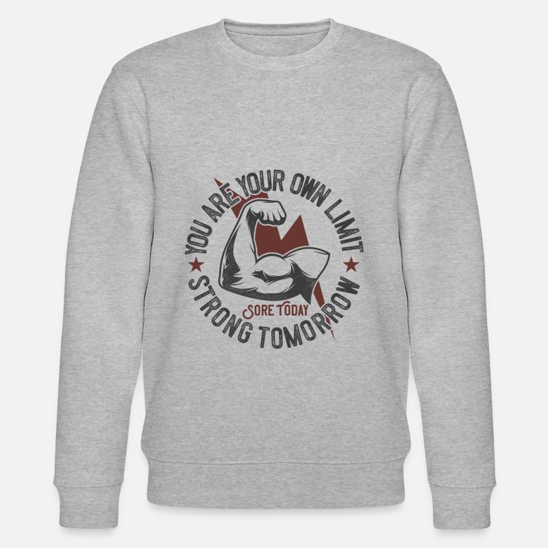 gym - Stanley/Stella Unisex Bio-Sweatshirt CHANGER  - Grau meliert