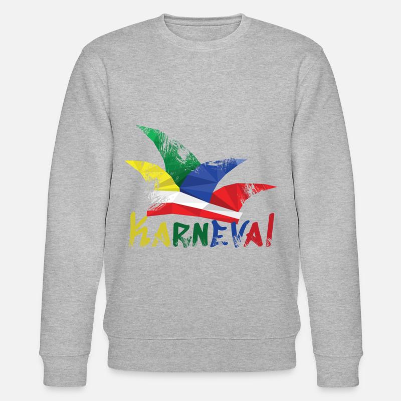 Carnival carnival hat - Stanley/Stella CHANGER Unisex Organic Sweatshirt - heather grey