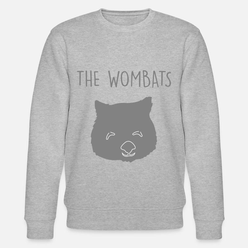 Der Wombat - Stanley/Stella Unisex Bio-Sweatshirt CHANGER  - Grau meliert
