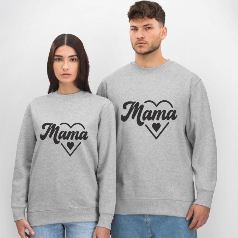 Mama Motiv | Muttertags- oder Geburtstagsgeschenk Stanley/Stella Unisex Bio-Sweatshirt CHANGER 