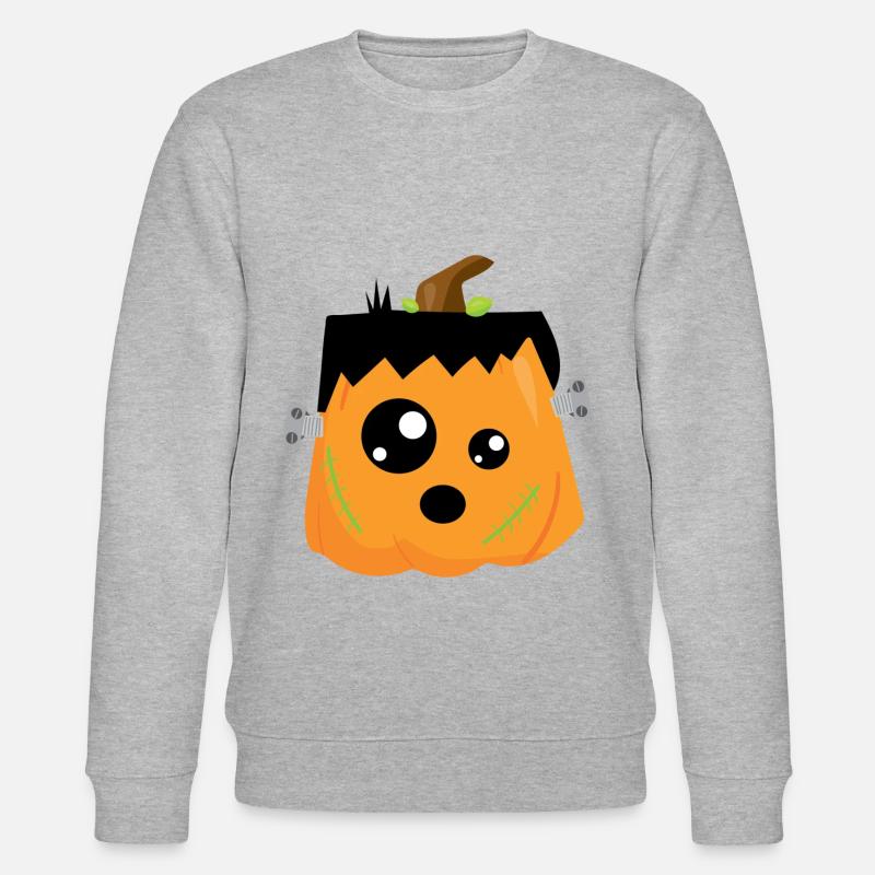 Kürbis - Stanley/Stella Unisex Bio-Sweatshirt CHANGER  - Grau meliert