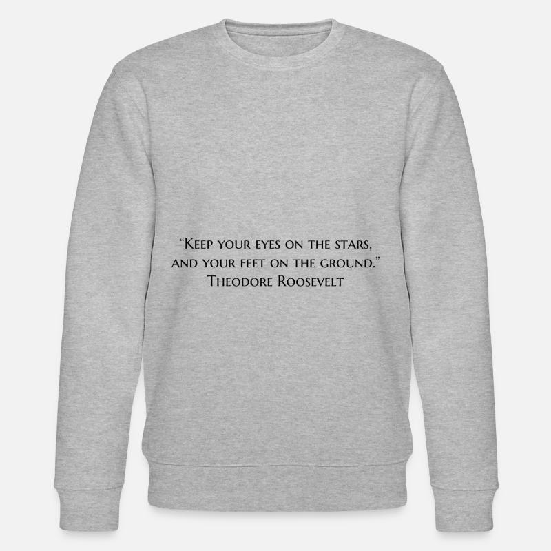 Citation de motivation - Sweat bio CHANGER Stanley/Stella Unisexe - gris chiné