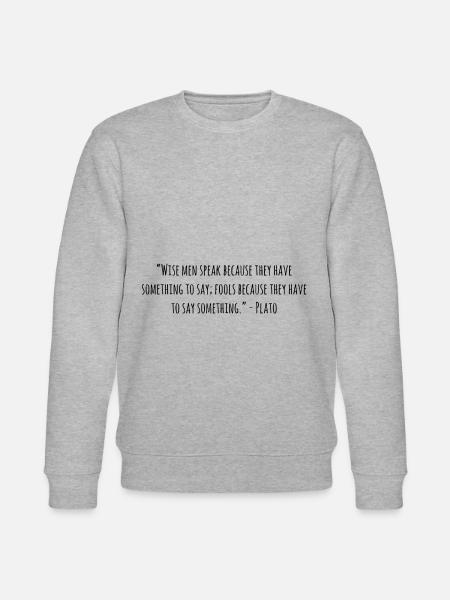 Gift idea Philolsophy - Stanley/Stella CHANGER Unisex Organic Sweatshirt - heather grey