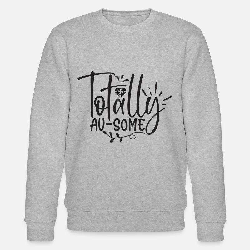 Total Au-some - Stanley/Stella Unisex Bio-Sweatshirt CHANGER  - Grau meliert
