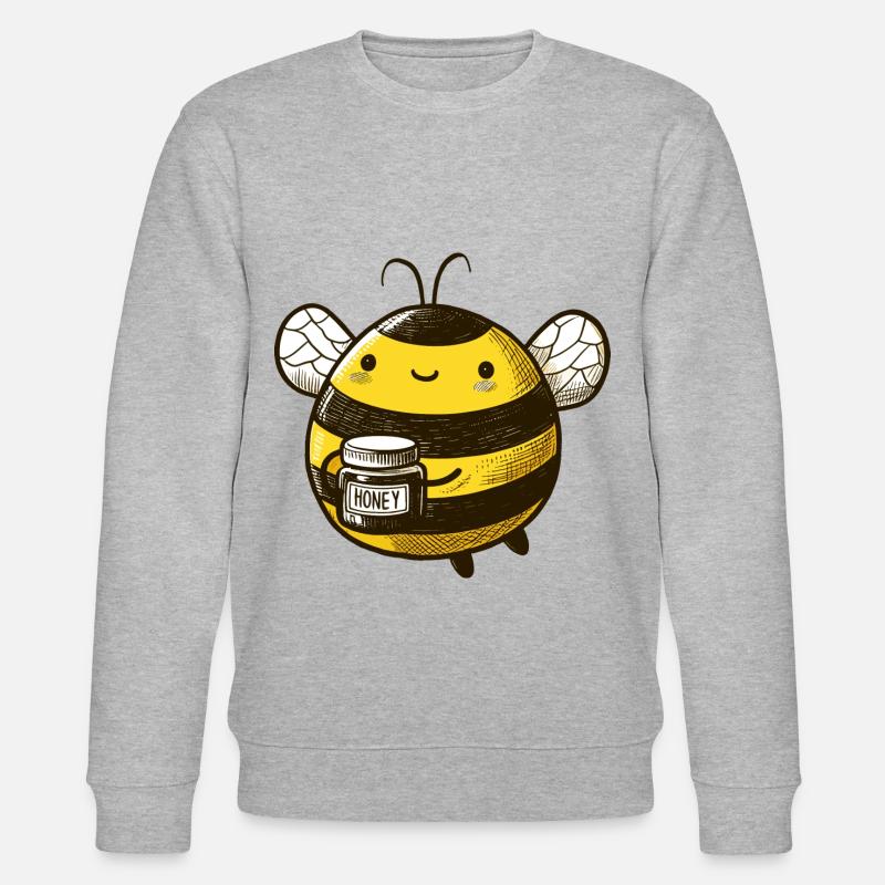 Grosse abeille - Sweat bio CHANGER Stanley/Stella Unisexe - gris chiné
