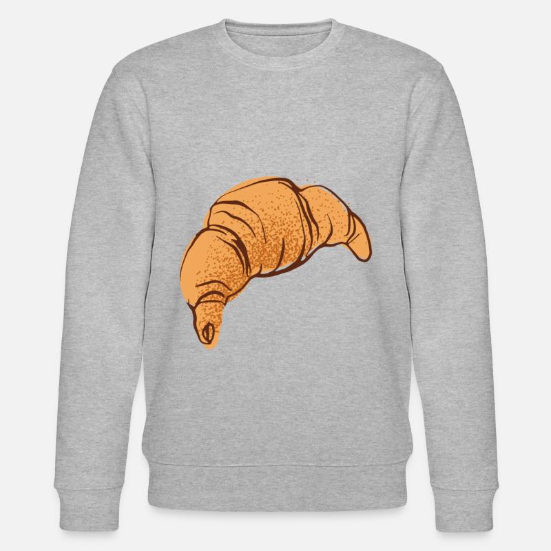 Croissant - Stanley/Stella Unisex Bio-Sweatshirt CHANGER  - Grau meliert