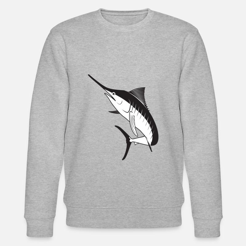 Schwertfisch - Stanley/Stella Unisex Bio-Sweatshirt CHANGER  - Grau meliert