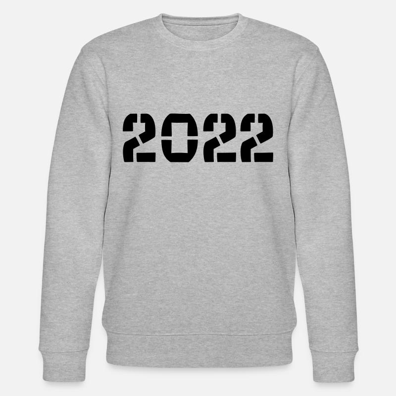 2022 - Année - Cadeau - Sweat bio CHANGER Stanley/Stella Unisexe - gris chiné