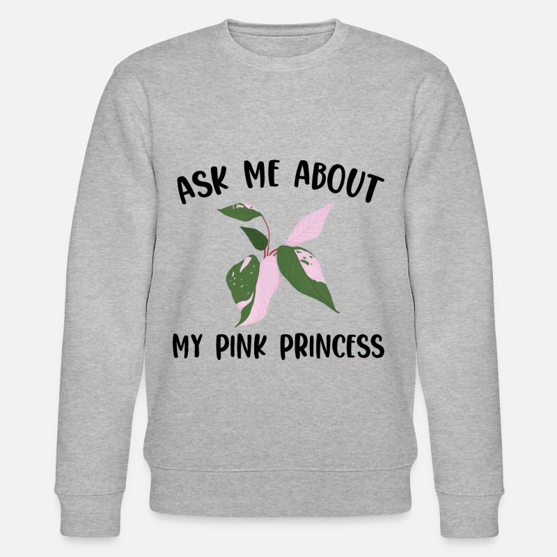 Pink Princess - Stanley/Stella Unisex Bio-Sweatshirt CHANGER  - Grau meliert