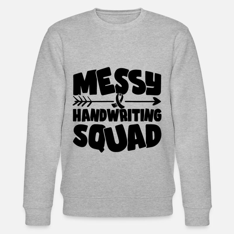 Legastheniker - Stanley/Stella Unisex Bio-Sweatshirt CHANGER  - Grau meliert