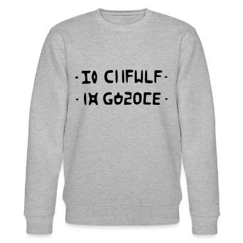T-shirt funny Ta gueule - Sweat bio CHANGER Stanley/Stella Unisexe - gris chiné - Devant - Nik (191cm) & Marisol (170cm)