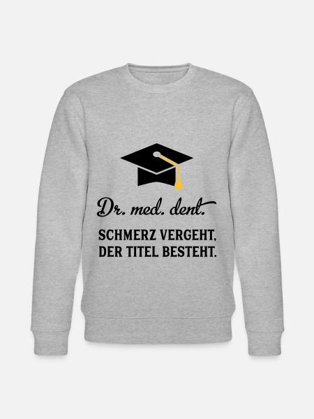 drmeddent - Stanley/Stella Unisex Bio-Sweatshirt CHANGER - Grau meliert