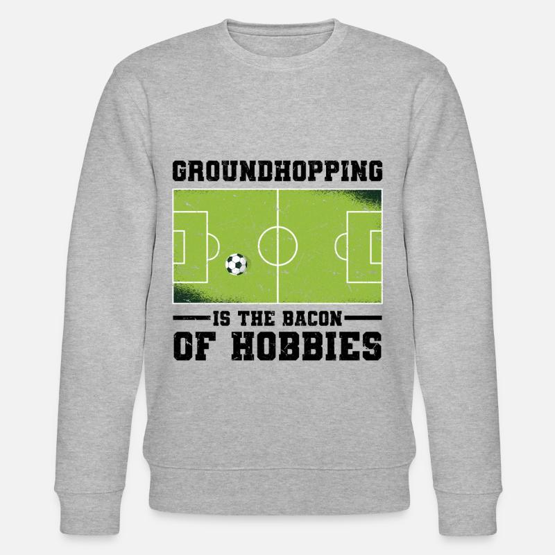 Groundhopping - Stanley/Stella Unisex Bio-Sweatshirt CHANGER  - Grau meliert